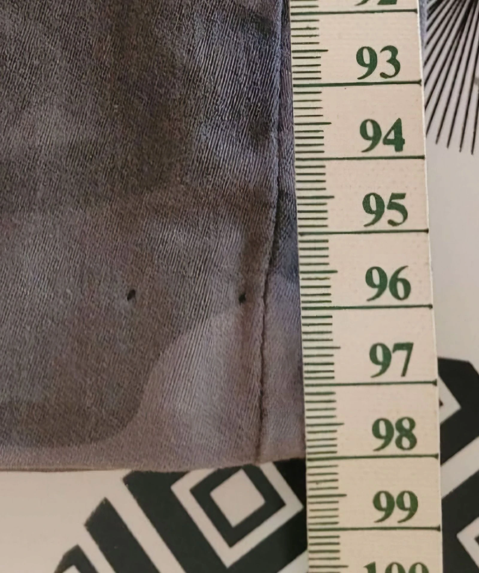 Monoprix Calça/Jeans Skinny TFr40/TL - Estampa Militar Cinza e Cintura Média em Ótimo Estado – photo 13